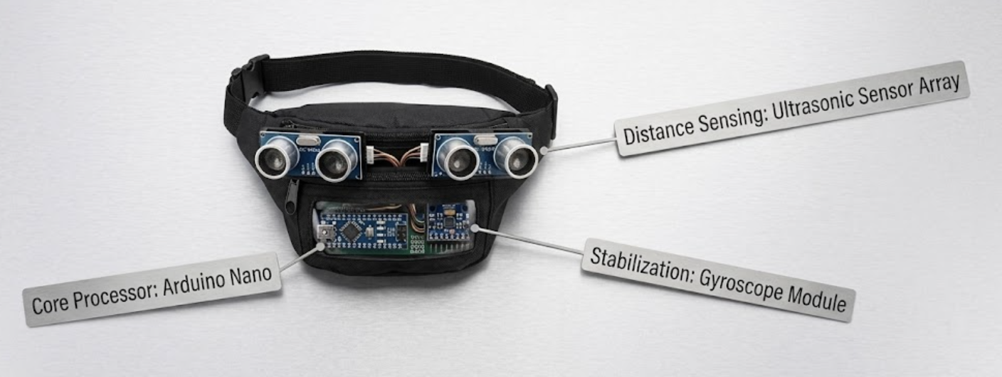 VISN — wearable navigation system for visually impaired people